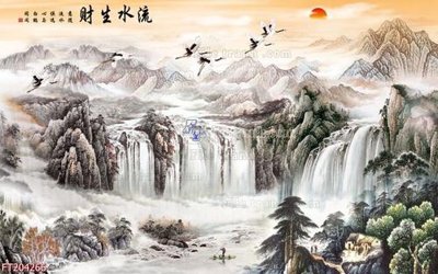 File gốc File in tranh tường 3D FT204266 (in lụa) hoa văn cổ điển