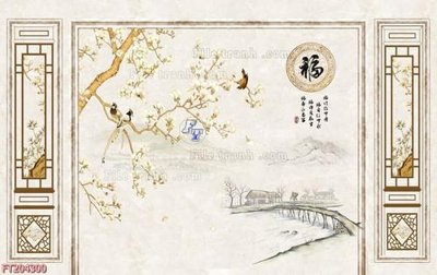 Tải xuống file tranh gốc File in tranh tường 3D FT204300 (PSD/TIFF)