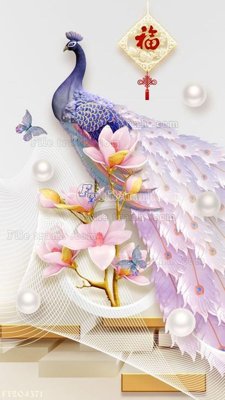 File in mica File in tranh tường 3D FT204371 (ảnh gốc) đẹp