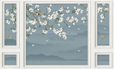 File tranh File in tranh tường 3D FT204400 (gốc) chủ đề động vật