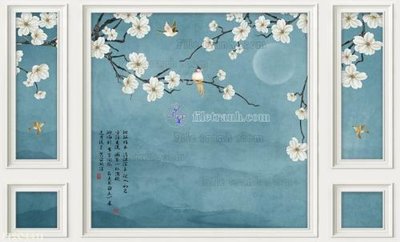 Download file File in tranh tường 3D FT204411 (chất lượng in ấn)