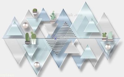 File PSD File in tranh tường 3D FT204445 (gốc) tách lớp chi tiết