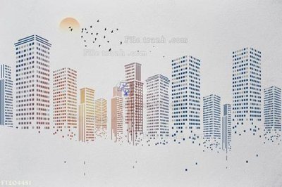 File in trần File in tranh tường 3D FT204451 (bản gốc) đại dương