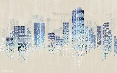 File gốc File in tranh tường 3D FT204452 (in tráng gương) hiện đại