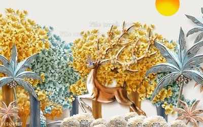 File gốc File in tranh tường 3D FT204527 (in mica) làm bảng hiệu