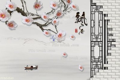 File ảnh gốc File in tranh tường 3D FT204542 (chuyên in mica)