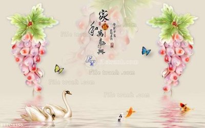 File gốc File in tranh tường 3D FT204556 (phong cách) cổ điển