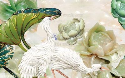 Ảnh gốc File in tranh tường 3D FT204563 (nét căng) in mica