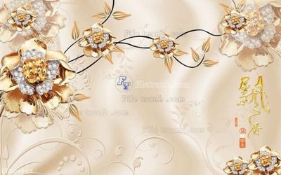 File ảnh File in tranh tường 3D FT204605 (gốc) cho trang trí nhà hàng