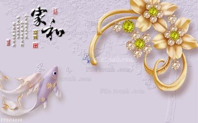 File gốc File in tranh tường 3D FT204619 (thiết kế) cho in ấn