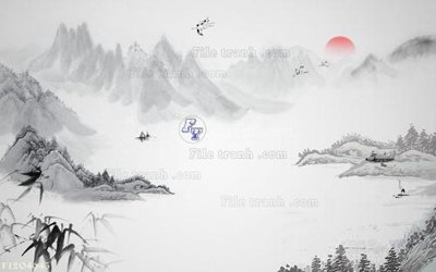 File in trần File in tranh tường 3D FT204643 (file gốc) phong thủy