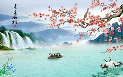 Tải file File in tranh tường 3D FT204652 (gốc) làm file in ấn