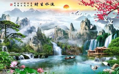 File in ấn File in tranh tường 3D FT204659 chuyên nghiệp