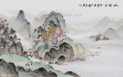 Ảnh gốc file in lụa File in tranh tường 3D FT204662 chi tiết