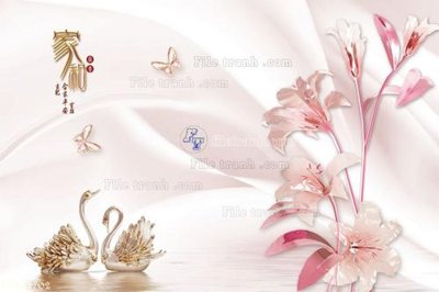 File in trần File in tranh tường 3D FT204702 (bản gốc) mây trời