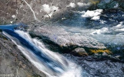 File ảnh File in tranh tường 3D FT204725 (gốc) cho trang trí nhà hàng