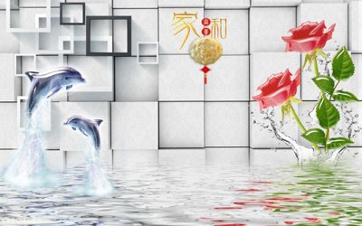 File gốc File in tranh tường 3D FT204884 (cho in ấn) từ Filetranh.com