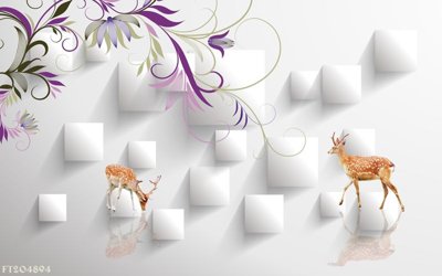 Tải file gốc File in tranh tường 3D FT204894 (in khổ lớn) không mờ