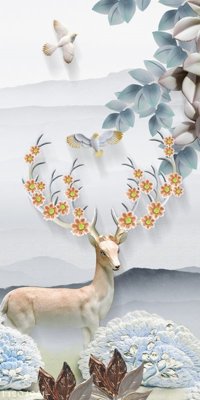 Tải file tranh gốc File in tranh tường 3D FT204941 chất lượng cao