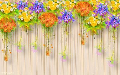 Download file File in tranh tường 3D FT204962 (chuẩn in) File in tranh tường 3D FT204962