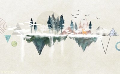 File in ấn File in tranh tường 3D FT205024 (bản gốc) cao cấp