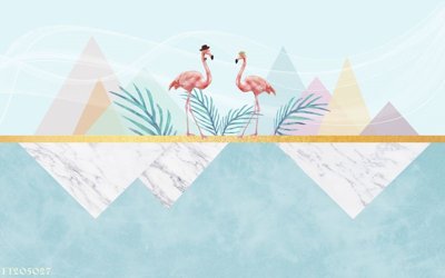 File tranh File in tranh tường 3D FT205027 (gốc) chủ đề động vật