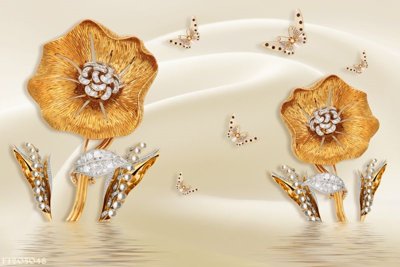 Ảnh gốc File in tranh tường 3D FT205048 (độ nét cao) in mica