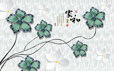 File tranh File in tranh tường 3D FT205051 (bản gốc) in lụa 3D