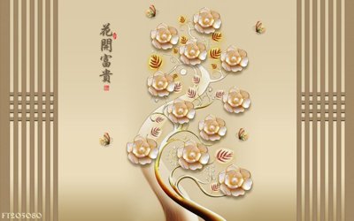 Tải file File in tranh tường 3D FT205080 (gốc) làm tranh treo tường