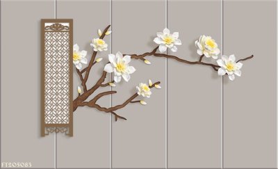 File gốc in mica File in tranh tường 3D FT205083 chất lượng