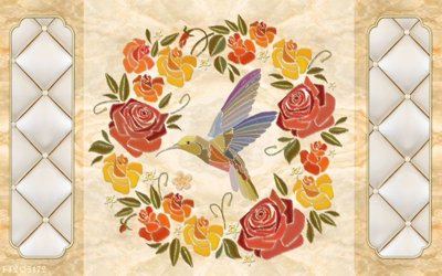 File in trần File in tranh tường 3D FT205172 (bản gốc) mây trời