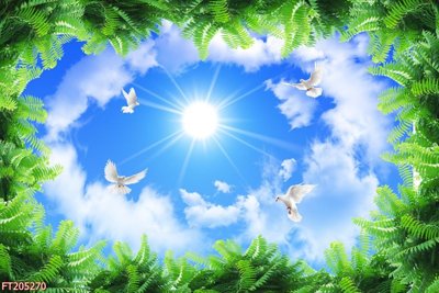 File gốc File in tranh tường 3D FT205270 (ảnh chi tiết) để in lụa