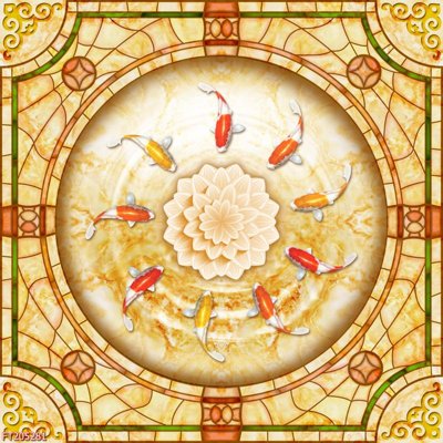 File in trần File in tranh tường 3D FT205281 (file gốc) xuyên sáng