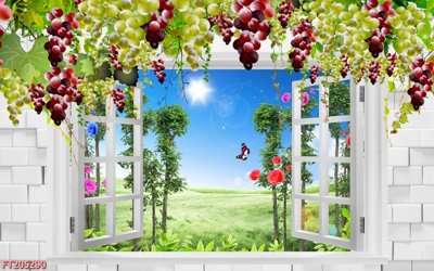 File PSD File in tranh tường 3D FT205290 (bản gốc) đã tách nền