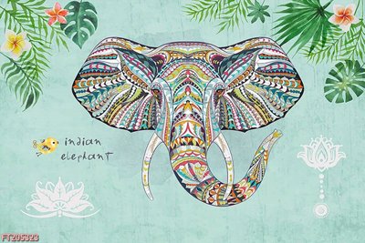 File in ấn cao cấp File in tranh tường 3D FT205323 (file gốc)