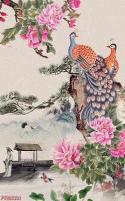 File tranh gốc File in tranh tường 3D FT205331 (bản quyền) độc đáo