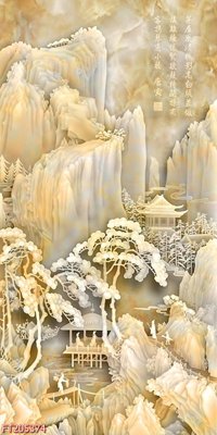 File gốc File in tranh tường 3D FT205374 (in mica) trang trí