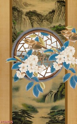 File gốc File in tranh tường 3D FT205375 (thiết kế) cho in ấn