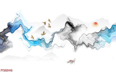 File tranh File in tranh tường 3D FT205448 (gốc) chủ đề thiên nhiên