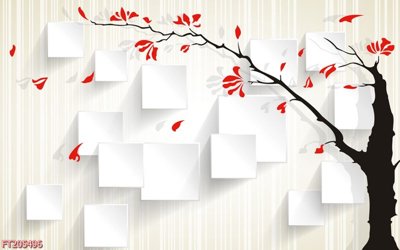 File gốc File in tranh tường 3D FT205496 (chuẩn CMYK) cho nhà in