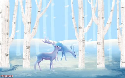 File in trần File in tranh tường 3D FT205529 (bản gốc) bầu trời