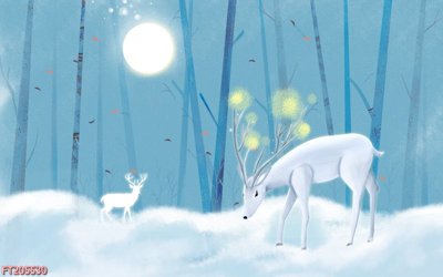 File tranh File in tranh tường 3D FT205530 (file gốc) chủ đề phong thủy