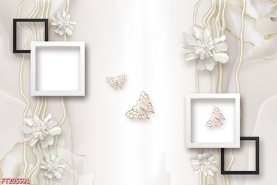 Download file gốc File in tranh tường 3D FT205591 (in lụa) tranh 3D