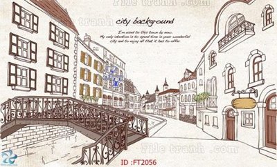 Tải file File psd tường quán cà phê FT2056 (gốc) chủ đề phong thủy