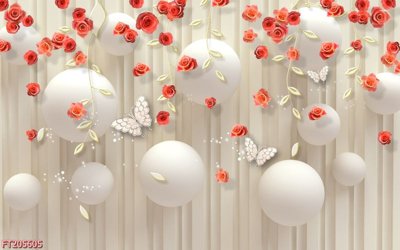 File ảnh File in tranh tường 3D FT205605 (gốc) trang trí khách sạn