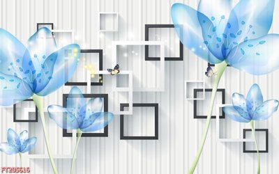 File gốc File in tranh tường 3D FT205616 (chủ đề hiện đại) trang trí