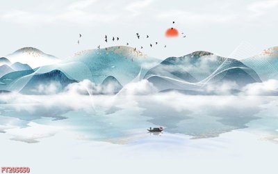 File ảnh File in tranh tường 3D FT205650 (gốc) in PP, decal