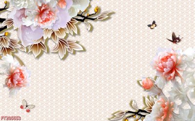 File gốc in tráng gương File in tranh tường 3D FT205653 chi tiết