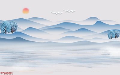 File PSD File in tranh tường 3D FT205661 (bản gốc) đã tách nền