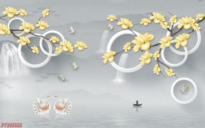 File gốc File in tranh tường 3D FT205666 (PNG) trong suốt (transparent)